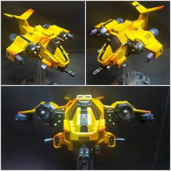 Warhammer 40k Imperial Fists Stormhawk Interceptor by George1