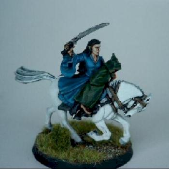 Mounted Arwen and Frodo by generation end
