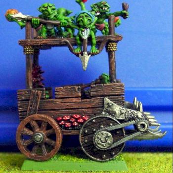 Pump Wagon for an Snotling Blood Bowl Team by anges