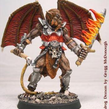 Iron Wind Metals Balrog Demon by brushworker