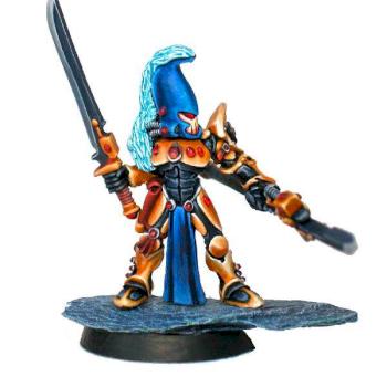 Eldar Exarch (larger version) by Dragonsreach