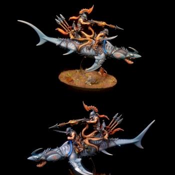 Idoneth Deepkin Akhelian Allopex by vermin`