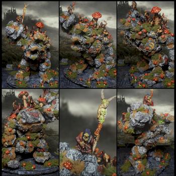 Rogue Idol of Mork (or possibly Gork), Moonclan themed by Maho