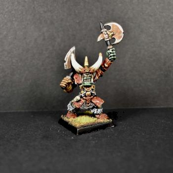 CLASSIC BLACK ORC HERO WARHAMMER by juanlurockerman