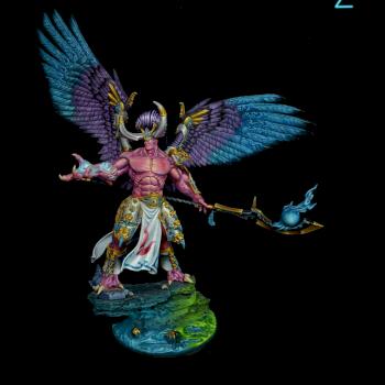 chaos daemon thousand sons Magnus the Red  MK-II by breezezhu90