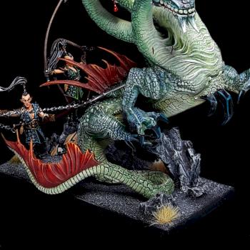 Dark Elves War Hydra by UncleScorp