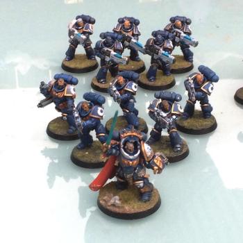 Ultramarines Primaris infantry by P4Painting