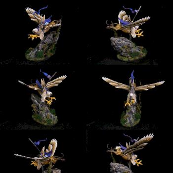 Games Workshop Warhammer High Elf Prince on Griffon by Eclipseddstny