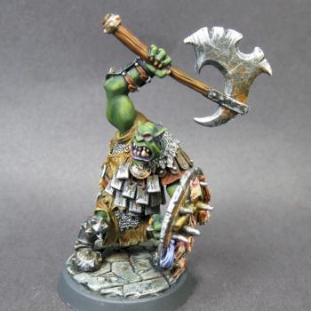 14560: Kavorgh, Black Orc Warlord by mikecarrero