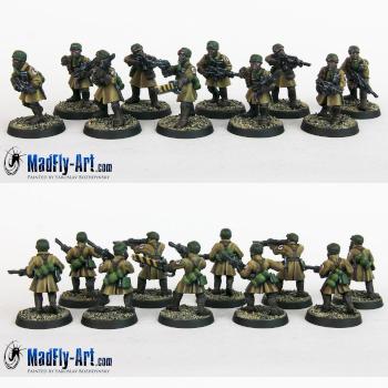 Steel Legion Infantry Squad 6 by MadFlyArtStudio