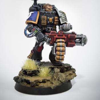 Deathwatch Veteran by Cleptomanix