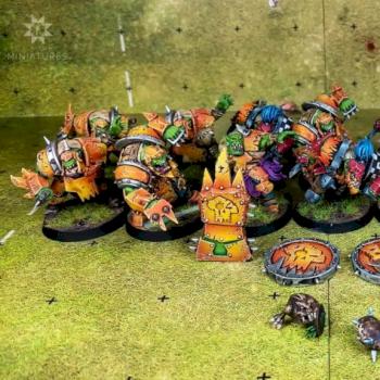 Orc Team for Blood Bowl by Irth