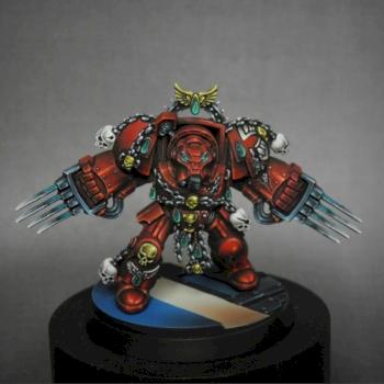 Space Hulk Blood Angels Terminator: Brother Claudio by wilkzswetra