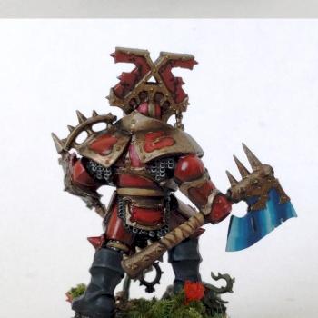 Khorne Bloodbound Warrior by D_Gran