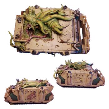 Nurgle Rhino by haedrin