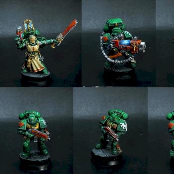 Dark Angels Tactical Squad by Pahaere