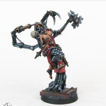 Female Tech Priest Skull Keeper (48mm) by MadFlyArtStudio