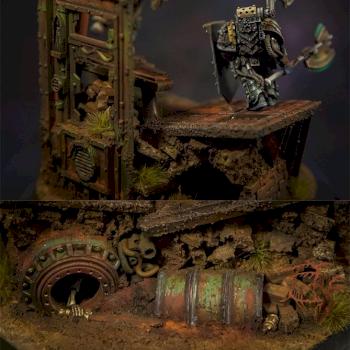Diorama Duel Iron Hands vs World Eaters by terapevt