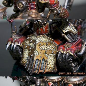 khorne lord of skulls by kruchevnikita