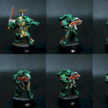 Dark Angels Tactical Squad by Pahaere
