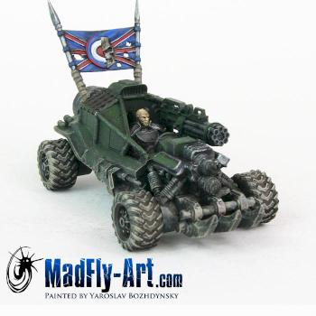 Hedgehog Necromower ATV by MadFlyArtStudio