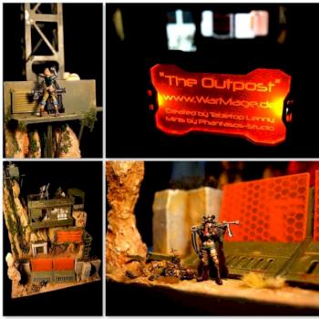 Warmage Lasercut Display // Minis painted by Phantasos Studio by Tabletop-Lenny