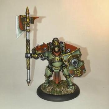 Khador Shocktroop Leader by Slowfuse