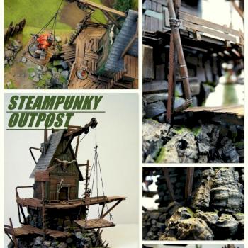 Steampunk Wilderness Outpost by Tabletop-Lenny