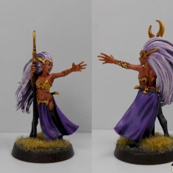 Dark Elf Sorceress by MaaX