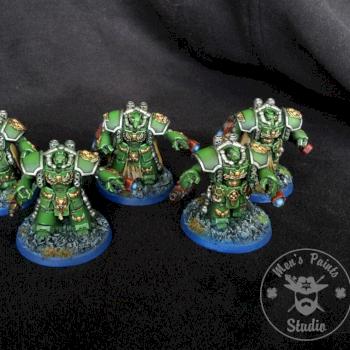 Dark Angels Centurion Devastator Squad by Mens Paints Studio