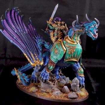 Lord Celestant on Stardrake by neojarlaxe