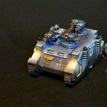 Space Marines Razorback by Mens Paints Studio