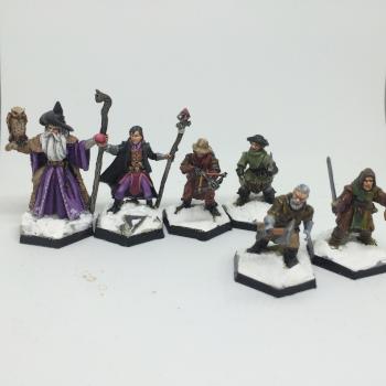 Frostgrave warband (Wizard, Apprentice and soldiers) by Byteknight
