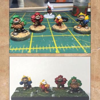 Blood bowl dwarf team by gOto