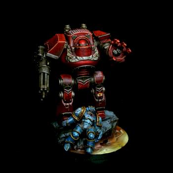 Word Bearer Dreadnought by goblet