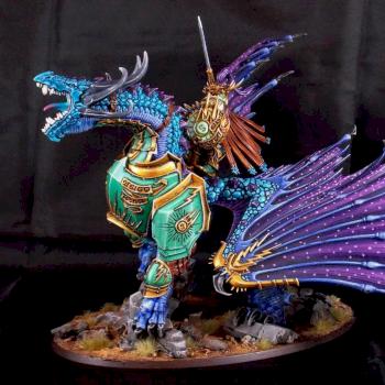 Lord Celestant on Stardrake by neojarlaxe