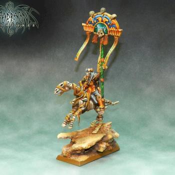 Khemri Great Standard Bearer by Umbra Draconis