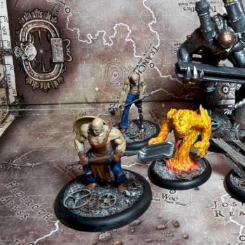 Malifaux Mei Feng Rail Crew by TheHoodedMan