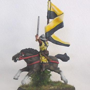 Bretonnian squire standard by Godefroy