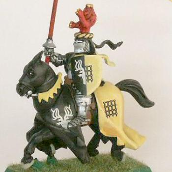 Bretonnian knight by Godefroy