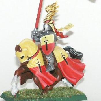 Bretonnian knight by Godefroy