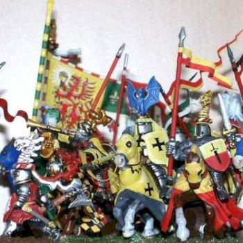 Bretonnian knights by Godefroy