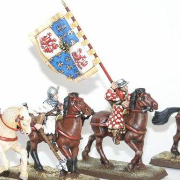 Bretonnian mounted squires by Godefroy