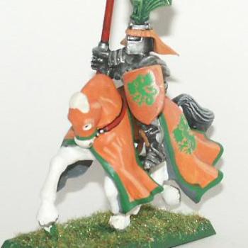 Bretonnian knight by Godefroy