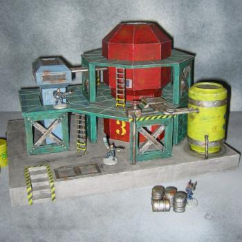 Necromunda - Reactor building by Tom