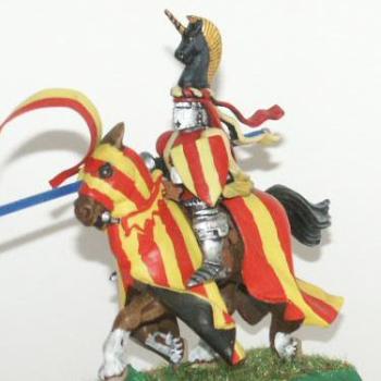 Bretonnian knight by Godefroy