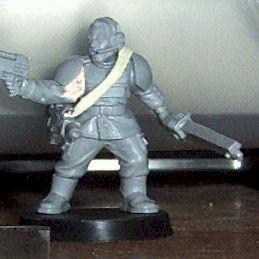 Cadian Sarge (Imperial Guard) by Silenoz