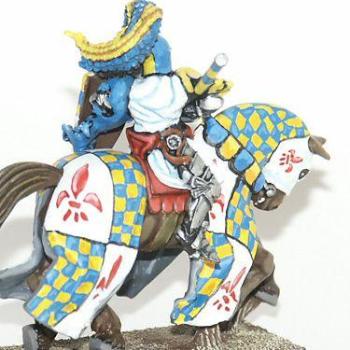 Bretonnian knight by Godefroy