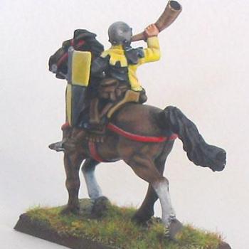 Bretonnian squire musician by Godefroy