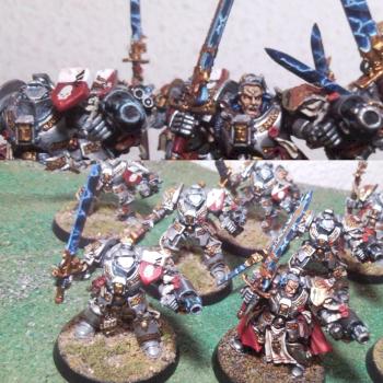 Grey Knights in terminator armor by Virgilio